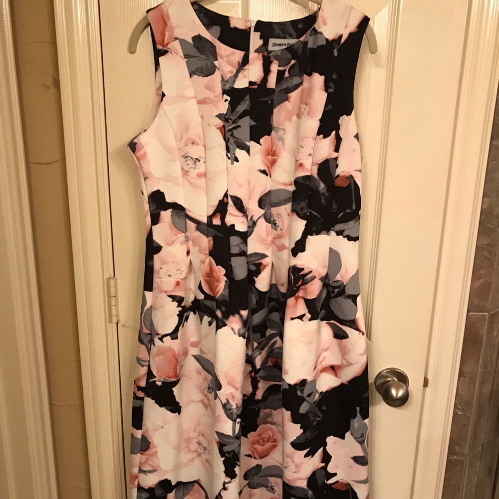Pink Floral Dress